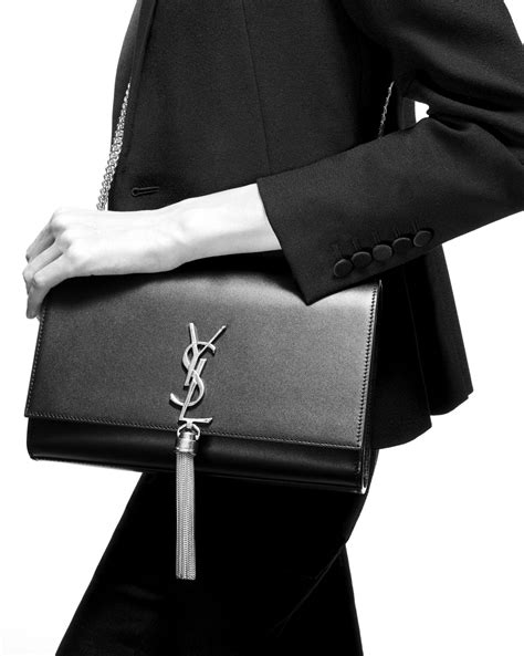 ysl large kate in crocodile embossed shiny leather|Kate Handbags Collection for Women .